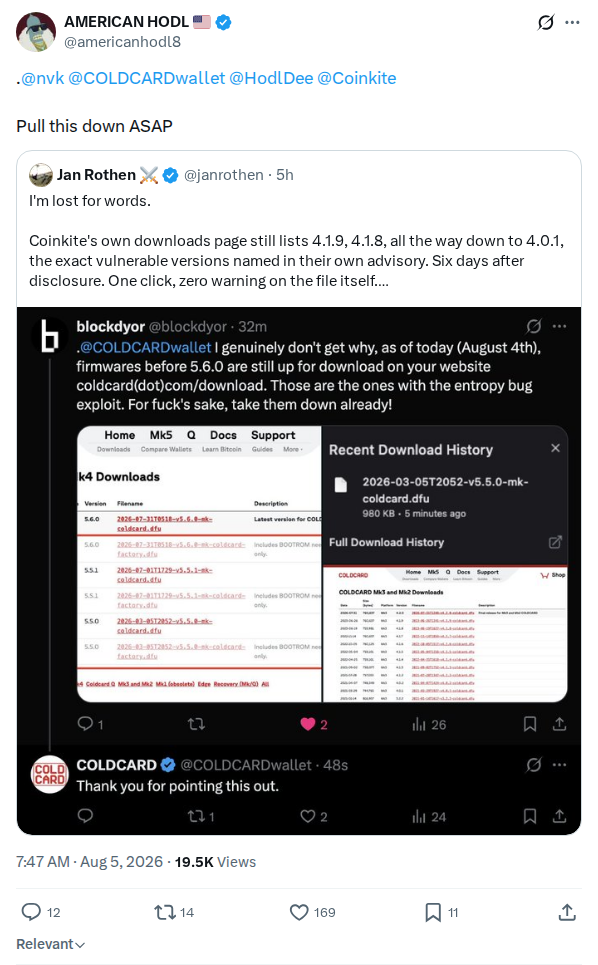 Captured screenshot: Americanhodl8 2084788362968506750