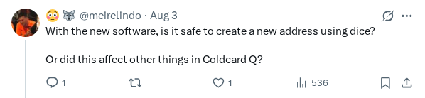 Captured screenshot of the reply by @meirelindo