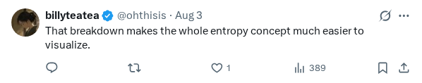Captured screenshot of the reply by @ohthisis