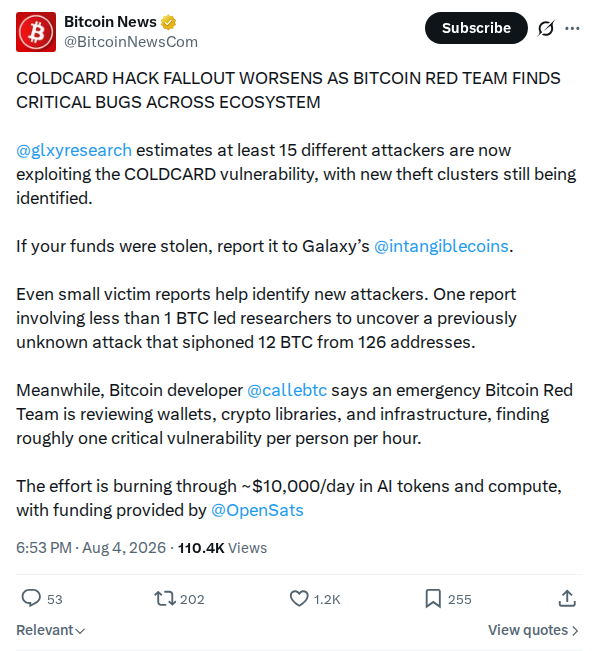 Captured screenshot: Bitcoinnewscom 2084593487408722197