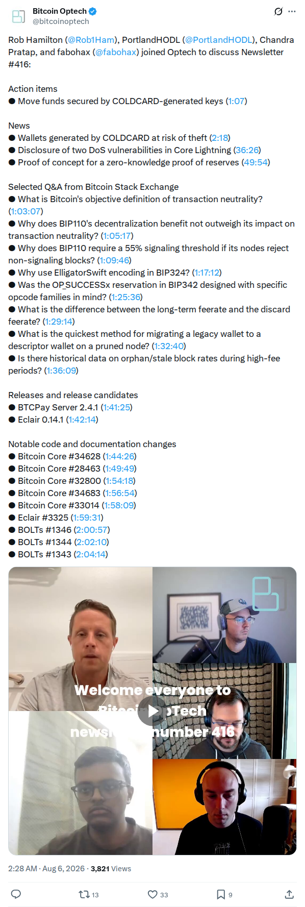 Captured screenshot: Bitcoinoptech 2085070517527027907