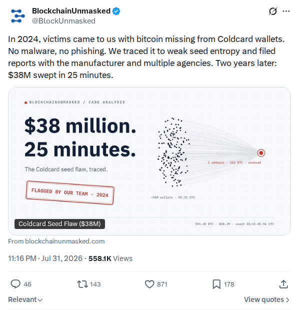 Captured screenshot: Blockunmasked 2083210091671568874