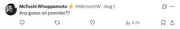 Captured screenshot of the reply by @MctoshiW