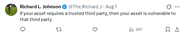 Captured screenshot of the reply by @The_Richard_J