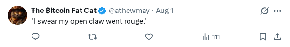 Captured screenshot of the reply by @athewmay