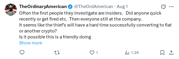Captured screenshot of the reply by @TheOrdAmerican