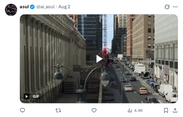 Captured screenshot of the reply by @ai_asul