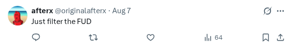 Captured screenshot of the reply by @originalafterx