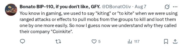 Captured screenshot of the reply by @DBonatOliv
