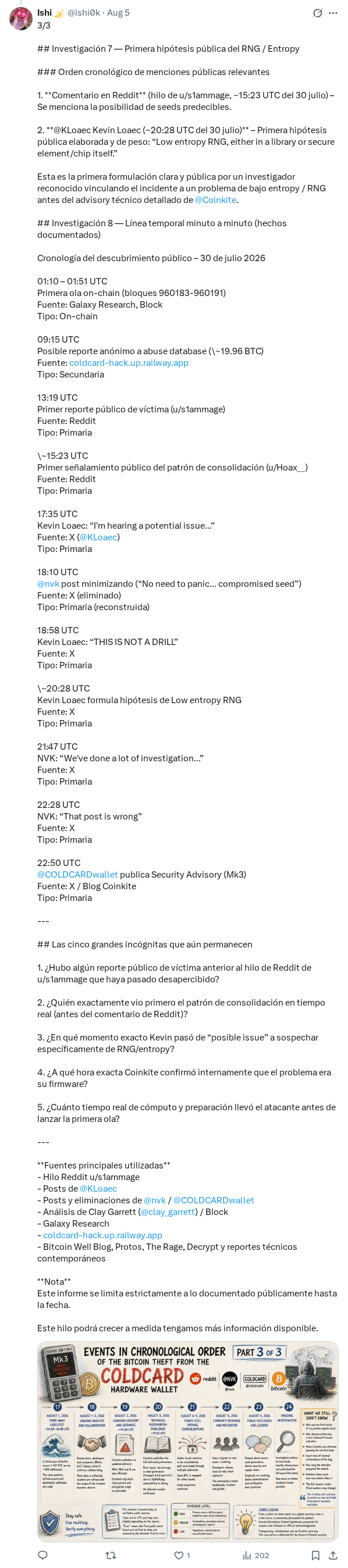 Captured screenshot of the reply by @ishi0k