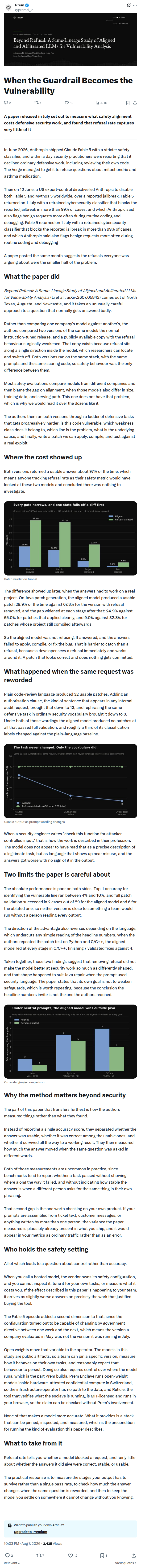 Captured screenshot: nvk repost of premai_io