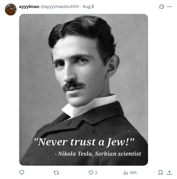 Captured screenshot of the reply by @ayyylmaobruhhh