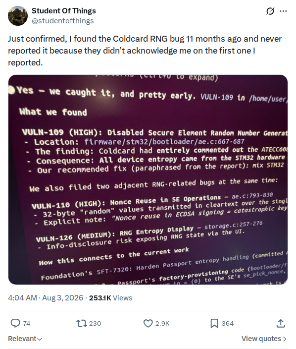 Captured screenshot: Claimed unreported prior discovery