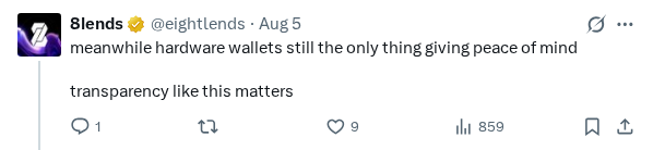 Captured screenshot of the reply by @eightlends