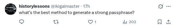 Captured screenshot of the reply by @ikigaimaster