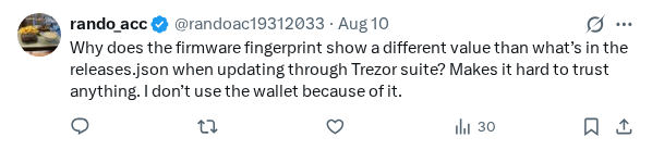 Captured screenshot of the reply by @randoac19312033