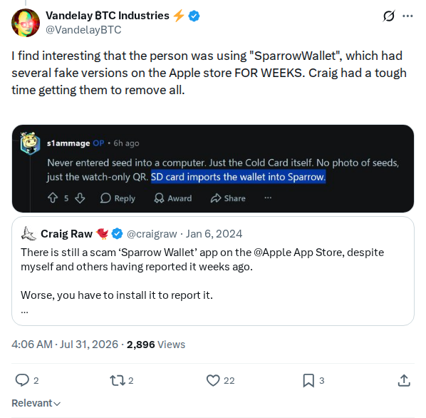 Captured screenshot: Vandelaybtc 2082920858234843368