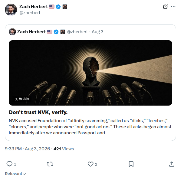 Captured screenshot: Zach Herbert media post, 2026-08-03